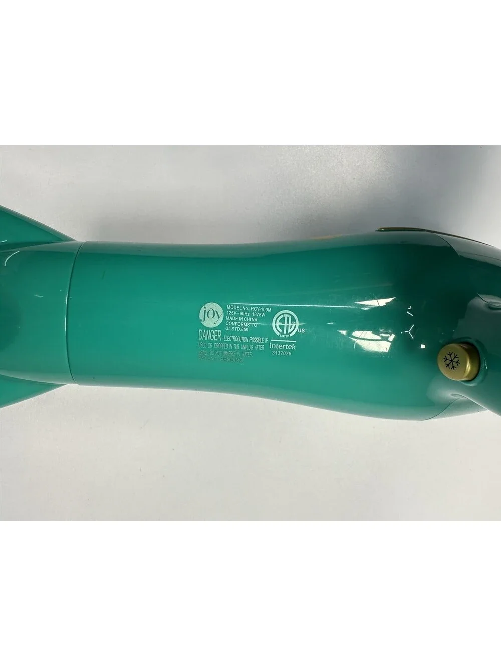 JOY RCY-100M Single Touch Hair Dryer Ionic 1875W Touch Activated Tested Works